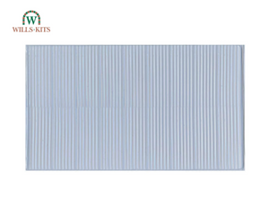 Corrugated Glazing (asbestos type, matches SSMP219) -  injection moulded plastic sheets (4 Sheets)