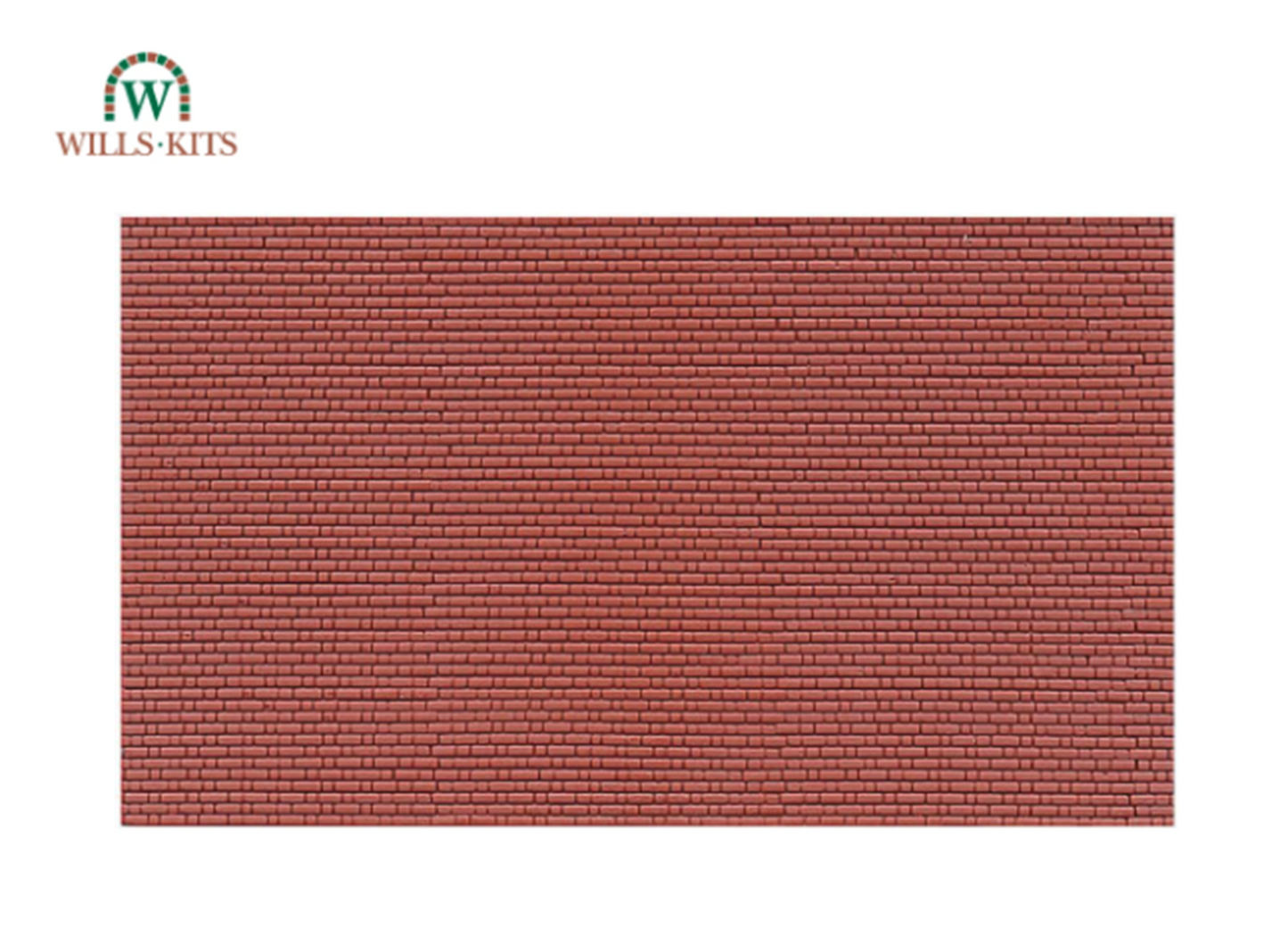 Brickwork, Flemish Bond -  injection moulded plastic sheets (4 Sheets)