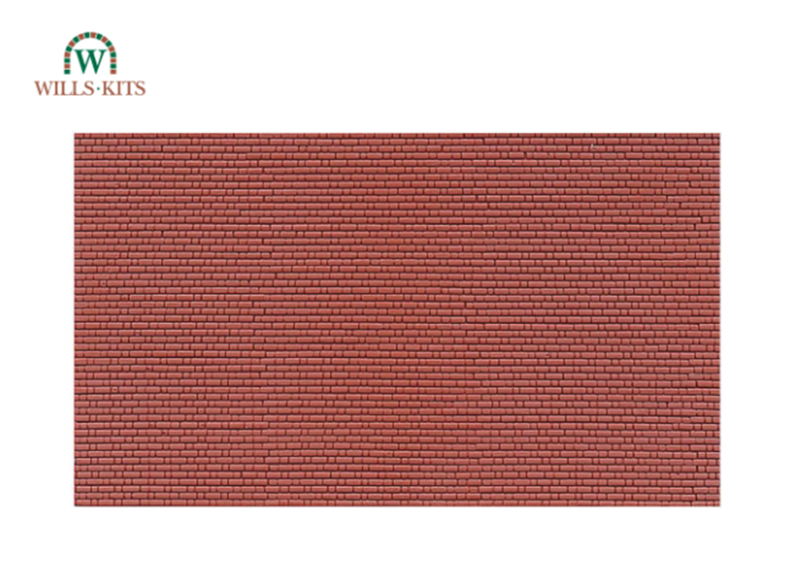 Brickwork, Flemish Bond -  injection moulded plastic sheets (4 Sheets)