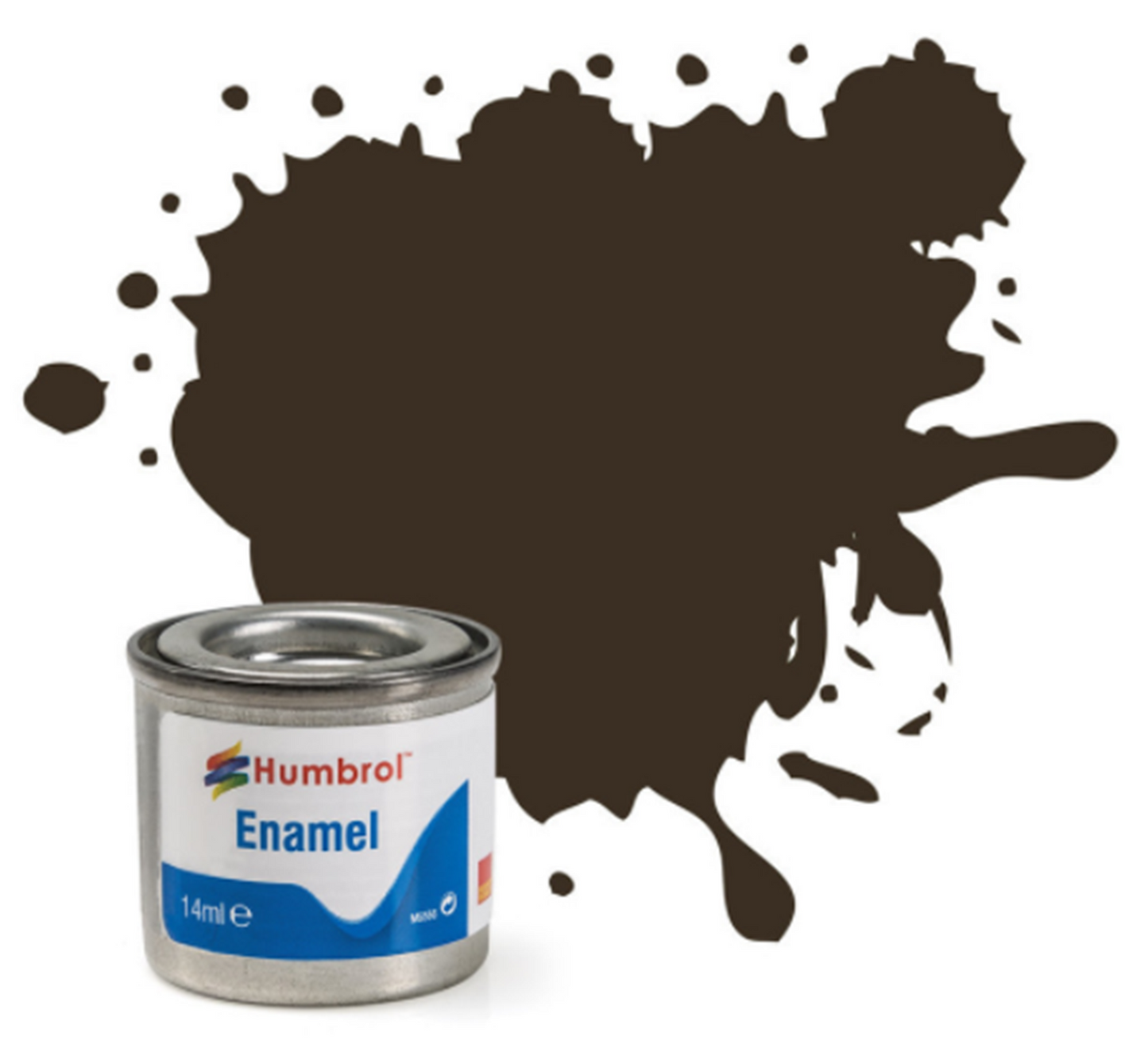 No 10 Service Brown Gloss Enamel Paint (14ml)