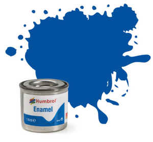 No 14 French Blue Gloss Enamel Paint (14ml)
