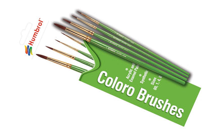 Coloro Brush Pack - Size 00/1/4/8