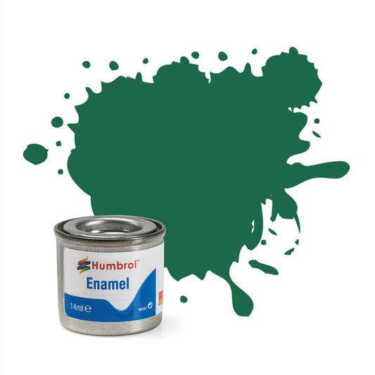 Humbrol 30 Dark Green Matt - 14ml Enamel Paint