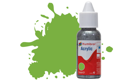 HUMBROL ACRYLIC DROPPER BOTTLE - No 38 Lime Gloss  - 14ml