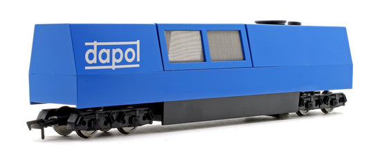 OO / HO Track Cleaner with motorised cleaning heads and vacuum (UK Coupling)