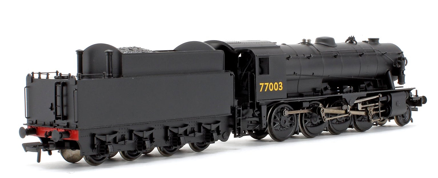 Pre-Owned WD Austerity LNER Plain Black 2-8-0 Steam Locomotive No.77003