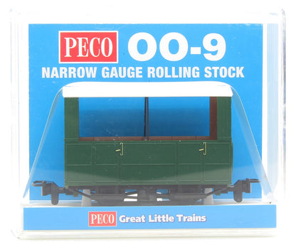 GR-520UG - GVT 4-wheel open side coach - plain green