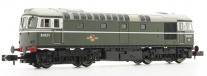 Class 33/0 D6509 BR Green No Yellow Warning Panel Diesel Locomotive - DCC Fitted