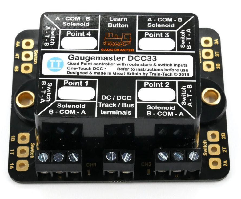 Point Motor Decoder W/CDU 4 Way