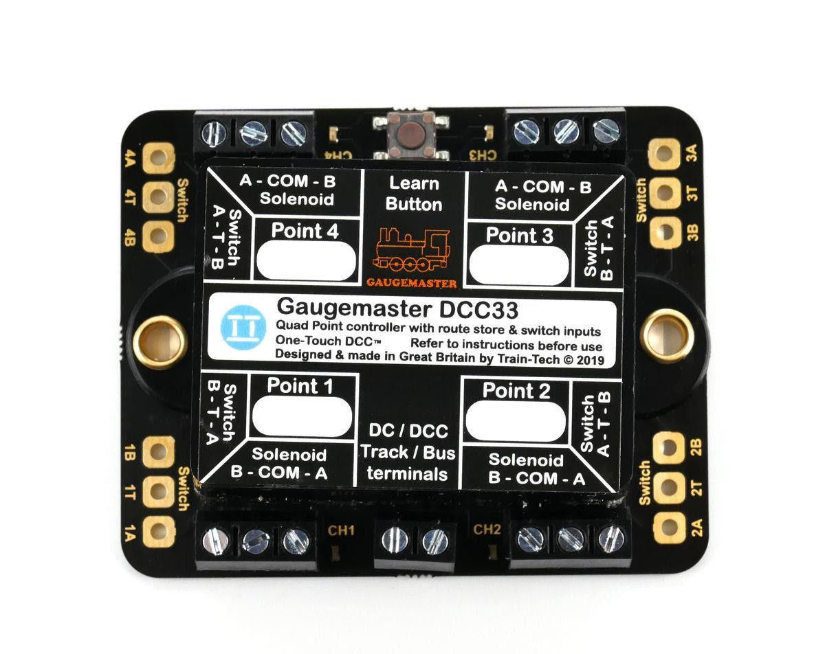 Point Motor Decoder W/CDU 4 Way