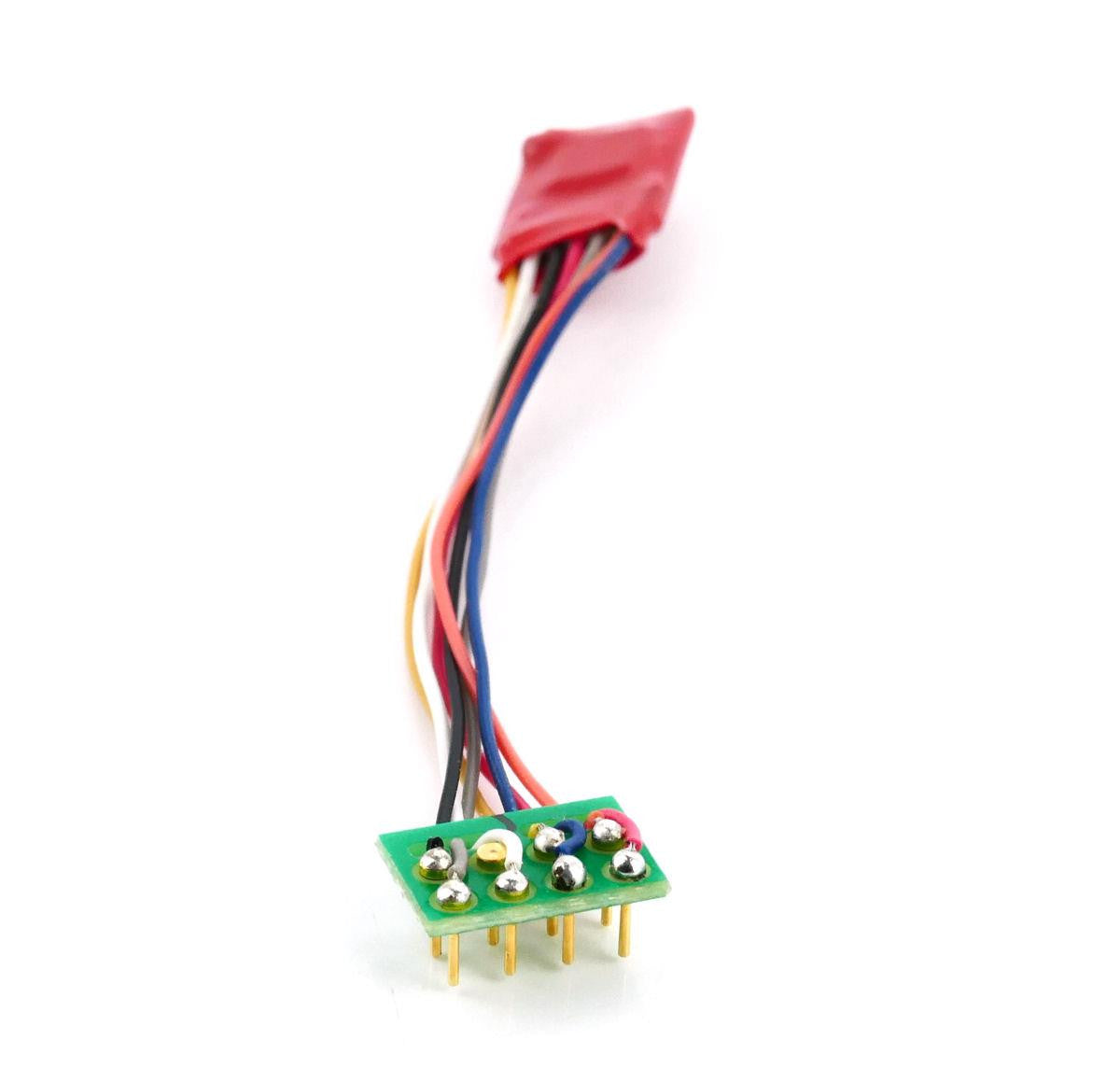 Ruby Series 2 Function Small DCC Decoder 8 Pin