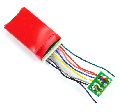 Ruby Series 6 Function Pro DCC Decoder 8 Pin