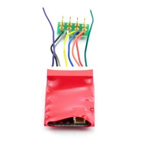 Ruby Series 6 Function Pro DCC Decoder 8 Pin