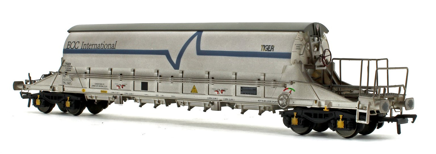 Pre-Owned BA Tiger Wagon TRL 11627 ECC International White - Weathered