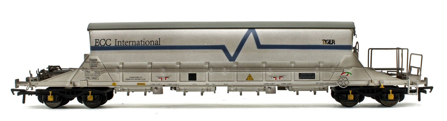 Pre-Owned BA Tiger Wagon TRL 11627 ECC International White - Weathered