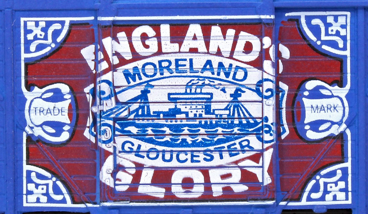 Pre-Owned England's Glory Matches Moreland Gloucester Blue Wagon