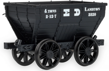 Pre-Owned ACC2805F Pack of 3 - Lambton Collieries (Earl of Durham’s Collieries) - Three ex-NER P1 style Chaldron wagons in pre-1896 livery