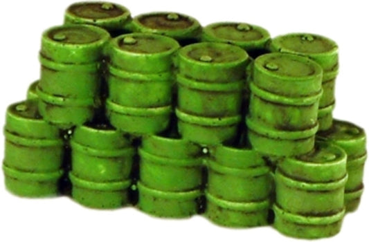 Stack of Oil Drums (Green)