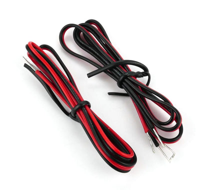 Red/Black Twinned Wire 50cm (2)