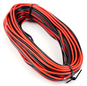 GM09RB Red/Black Twinned Wire (14 x 0.15mm) 10m
