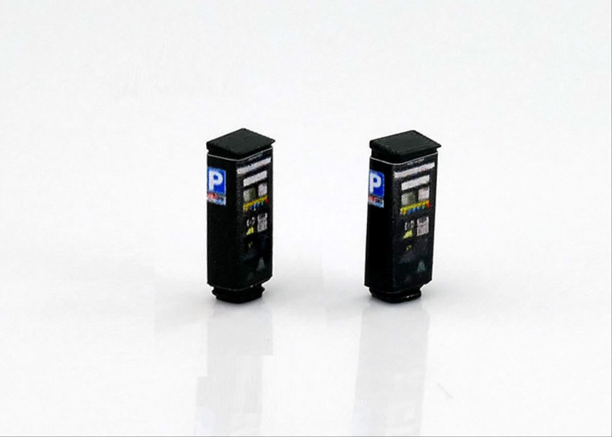 Pay & Display Parking Machines 2pcs (Pre-Built) - OO Gauge