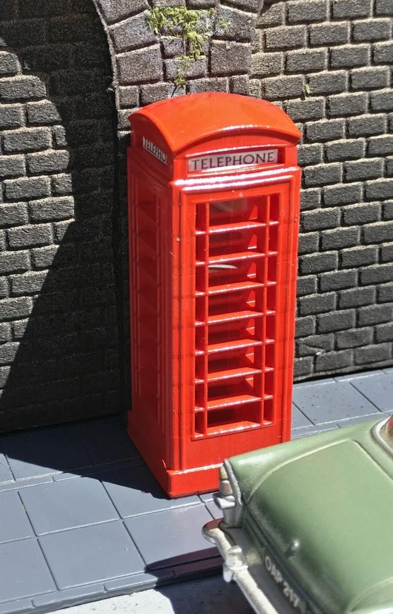 O Scale Telephone Box (Pre-Built)