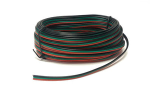 Point Motor Wire (Red/Green/Black) 10m Tripled (14 x 0.15)