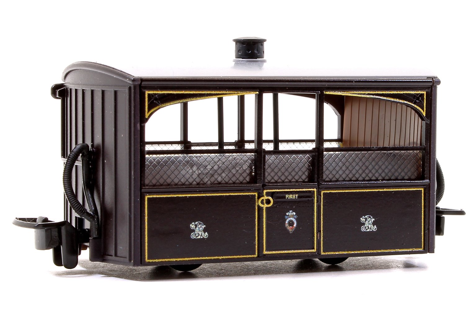 Ffestiniog 'Bug Box' Zoo Car Coach, FR  Victorian Plum & Cream