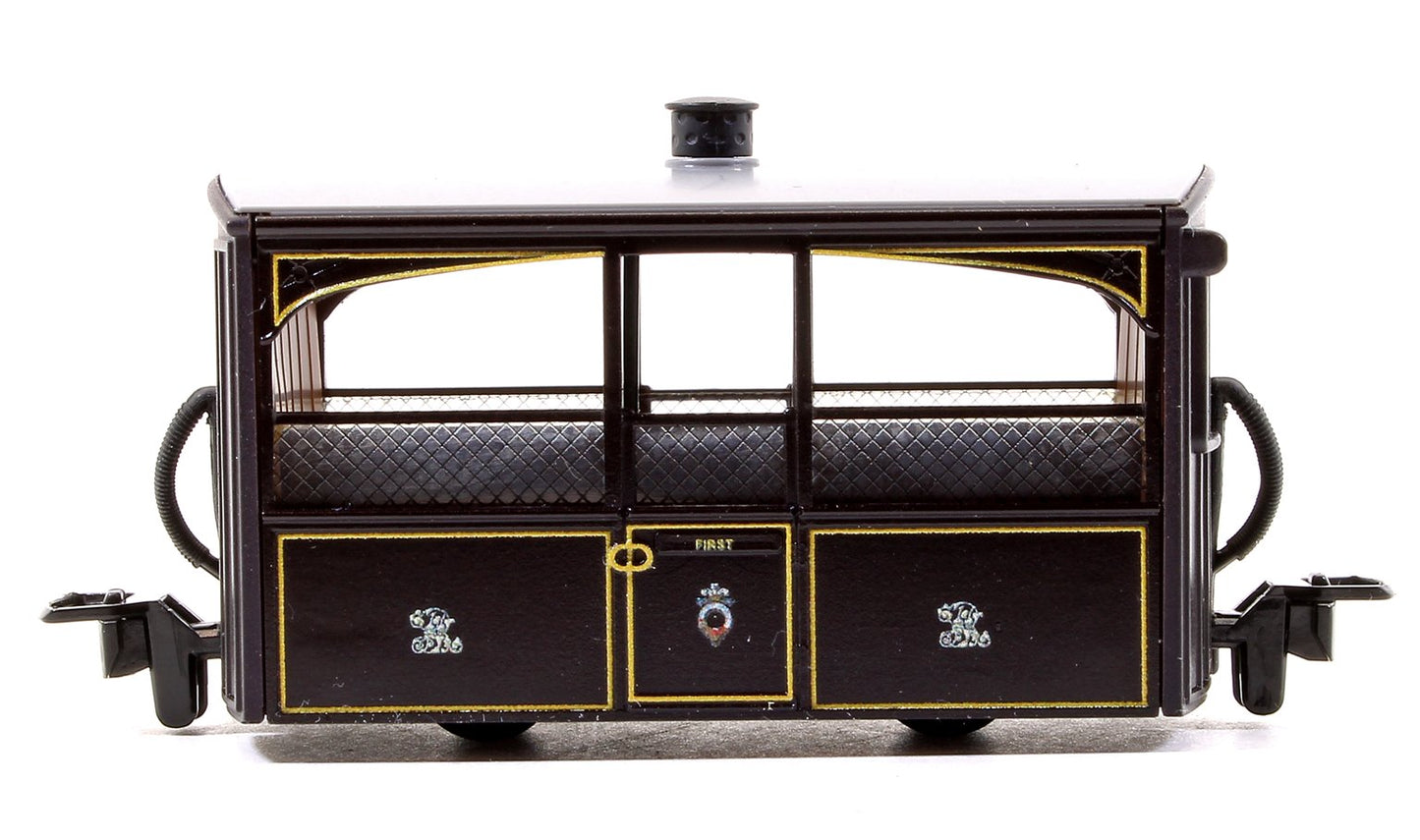 Ffestiniog 'Bug Box' Zoo Car Coach, FR Victorian Plum & Cream