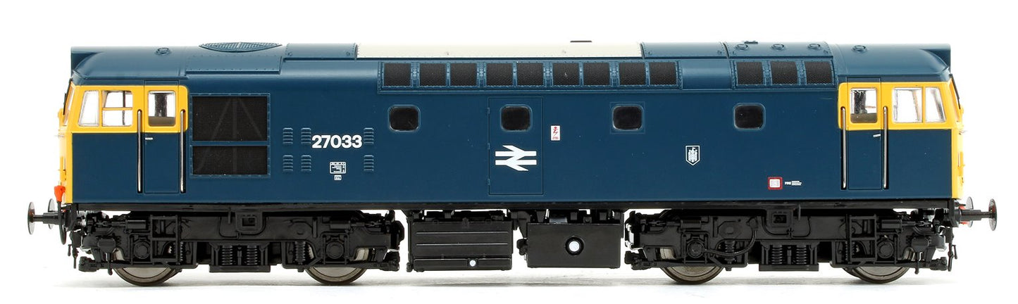 Pre-Owned Class 27 033 BR Blue (Full Yellow Ends) Diesel Locomotive