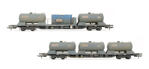 Pre-Owned Rail Head Treatment Train 'Water Jet' with 2 wagons and water jetting modules - weathered