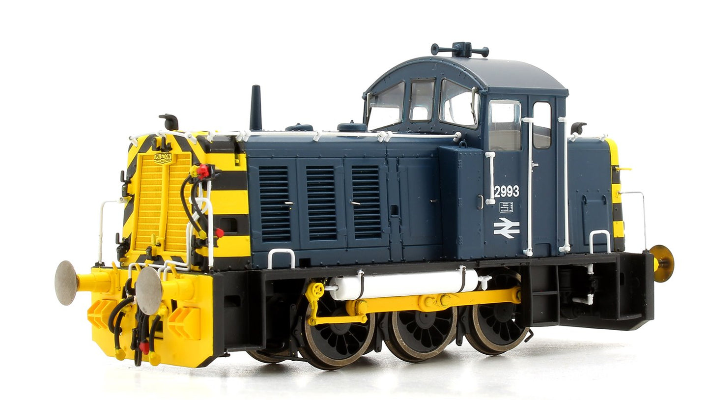 Class 07 (V2) 2993 Br Blue with 'Wasp' Stripes Diesel Locomotive