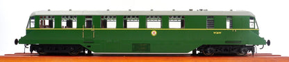 GWR AEC ‘Razor Edge' Railcar BR green with speed whiskers (dark grey roof) No.W26W Diesel Locomotive