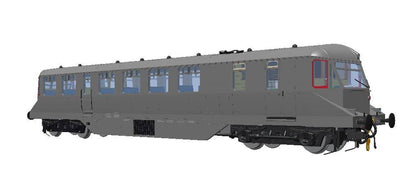 GWR AEC Diesel Railcar GWR BR green with speed whiskers (dark grey roof)