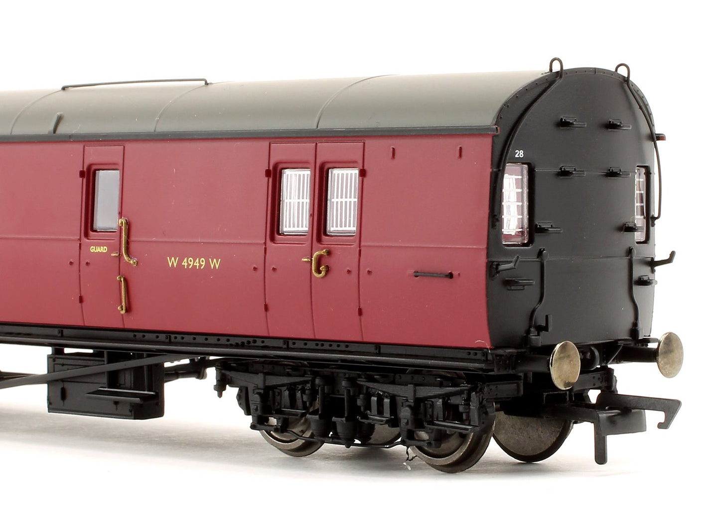 BR Collett 57' Bow Ended D98 Six Compartment Brake Third (Left Hand) W4949W - Era 4