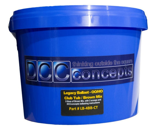 5 Litre Club Tub of 2mm/N scale Ballast. Grey Blend