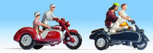 Motorcyclists (2x2) Figure Set