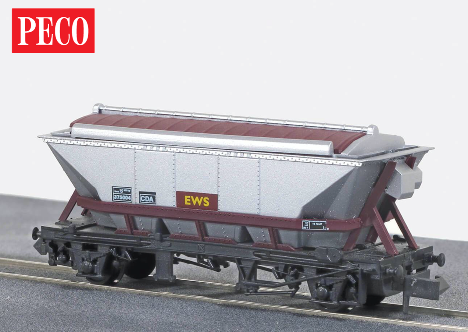 NR306 EWS Maroon 'CDA' China Clay Hopper Wagon