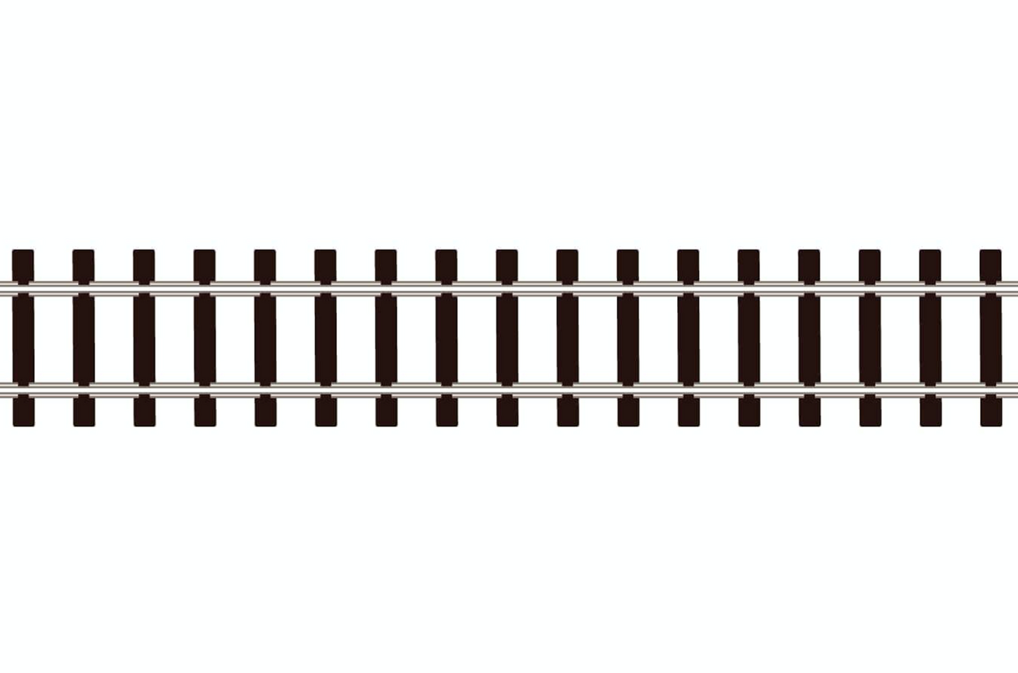 SL300 25 Yards code 80 Nickle Silver Flexible Track with Wooden Type Sleepers