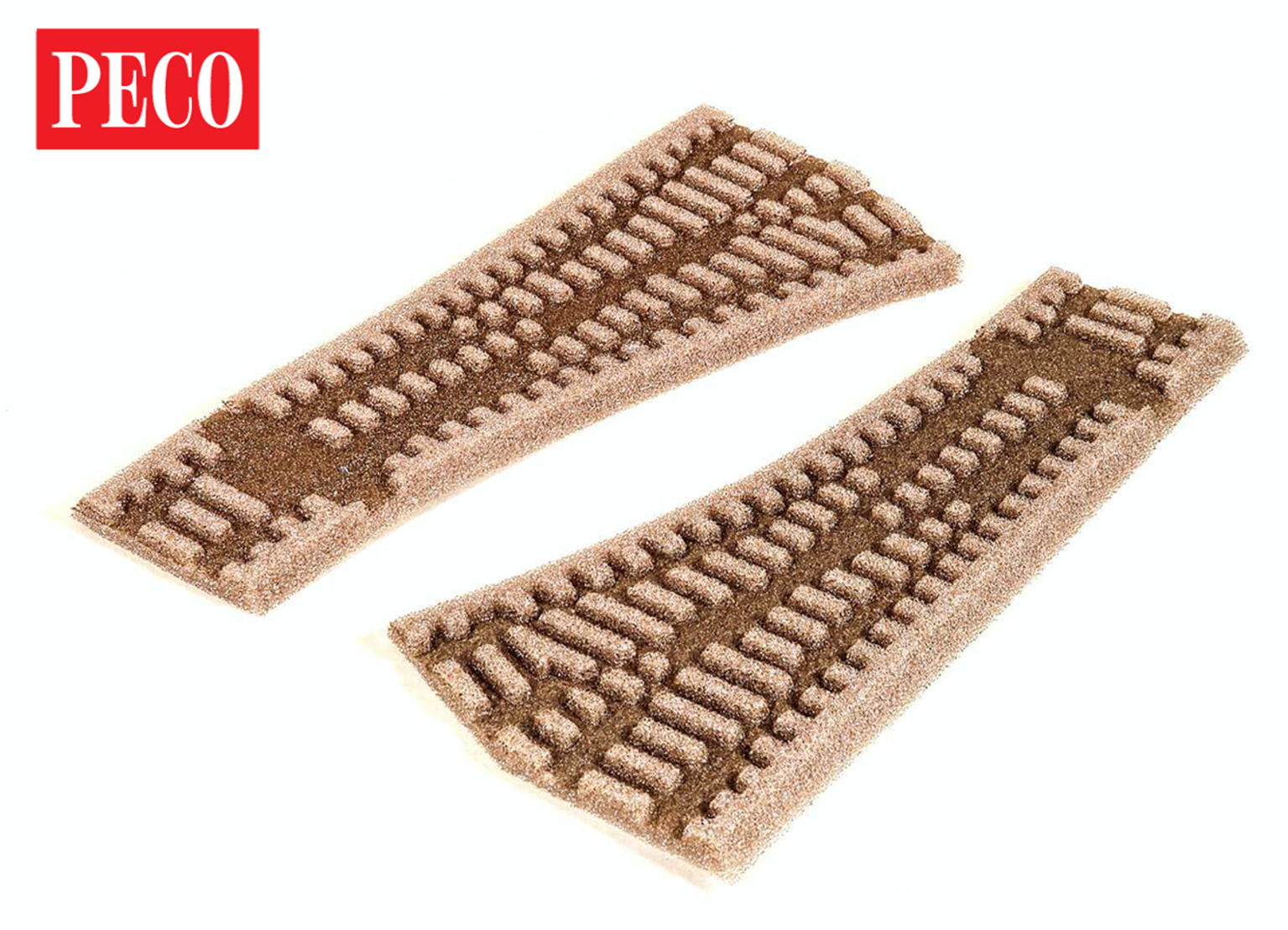 No.2 Radius Right Hand Setrack Turnout Ballast Inlay / Underlay (Pack of 2)