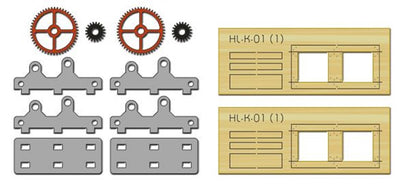 2 X Machine Parts (Gears) (Kit)