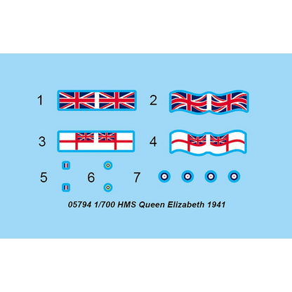 HMS Queen Elizabeth 1941 Model Kit