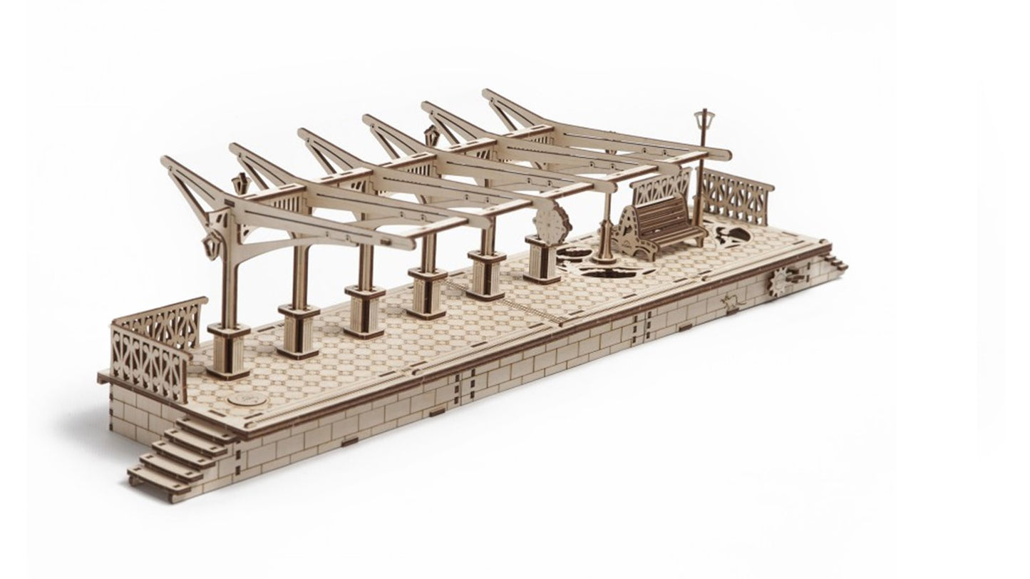 Mechanical model Railway Platform