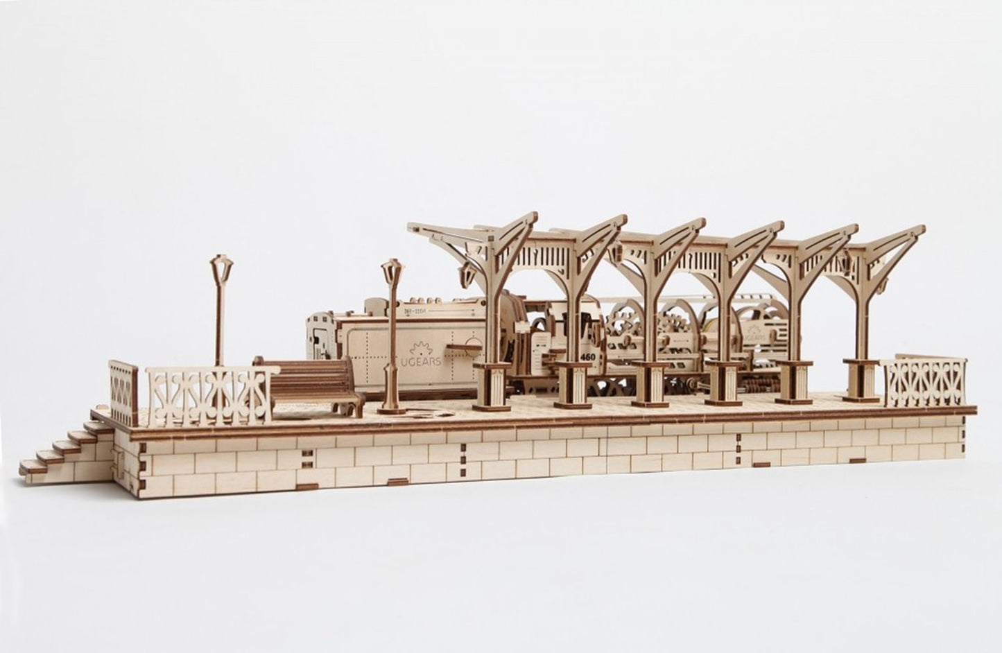 Railway Platform Mechanical Model Kit