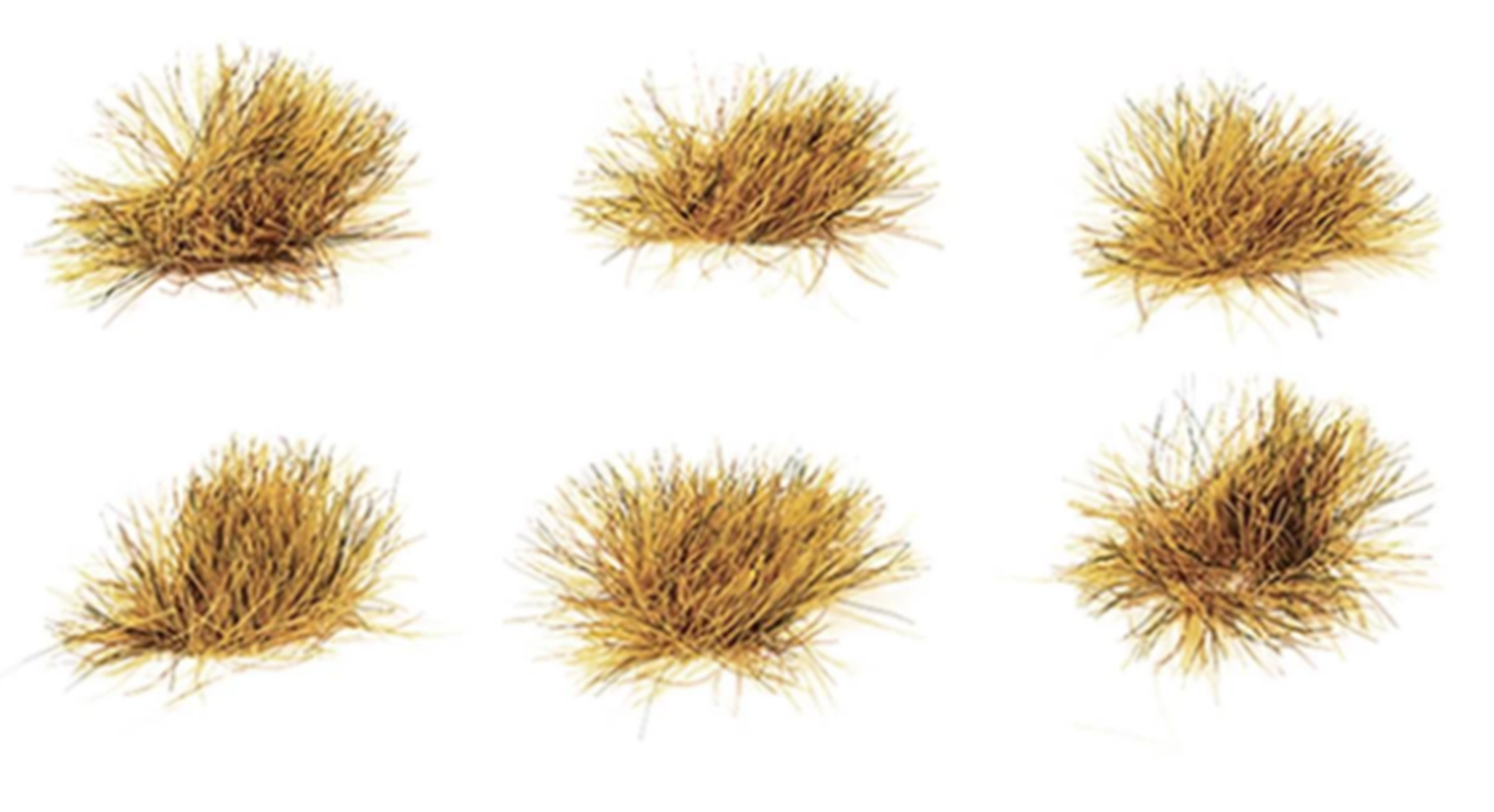 6mm Self Adhesive Wild Meadow Grass Tufts