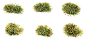4mm Self Adhesive Spring Grass Tufts