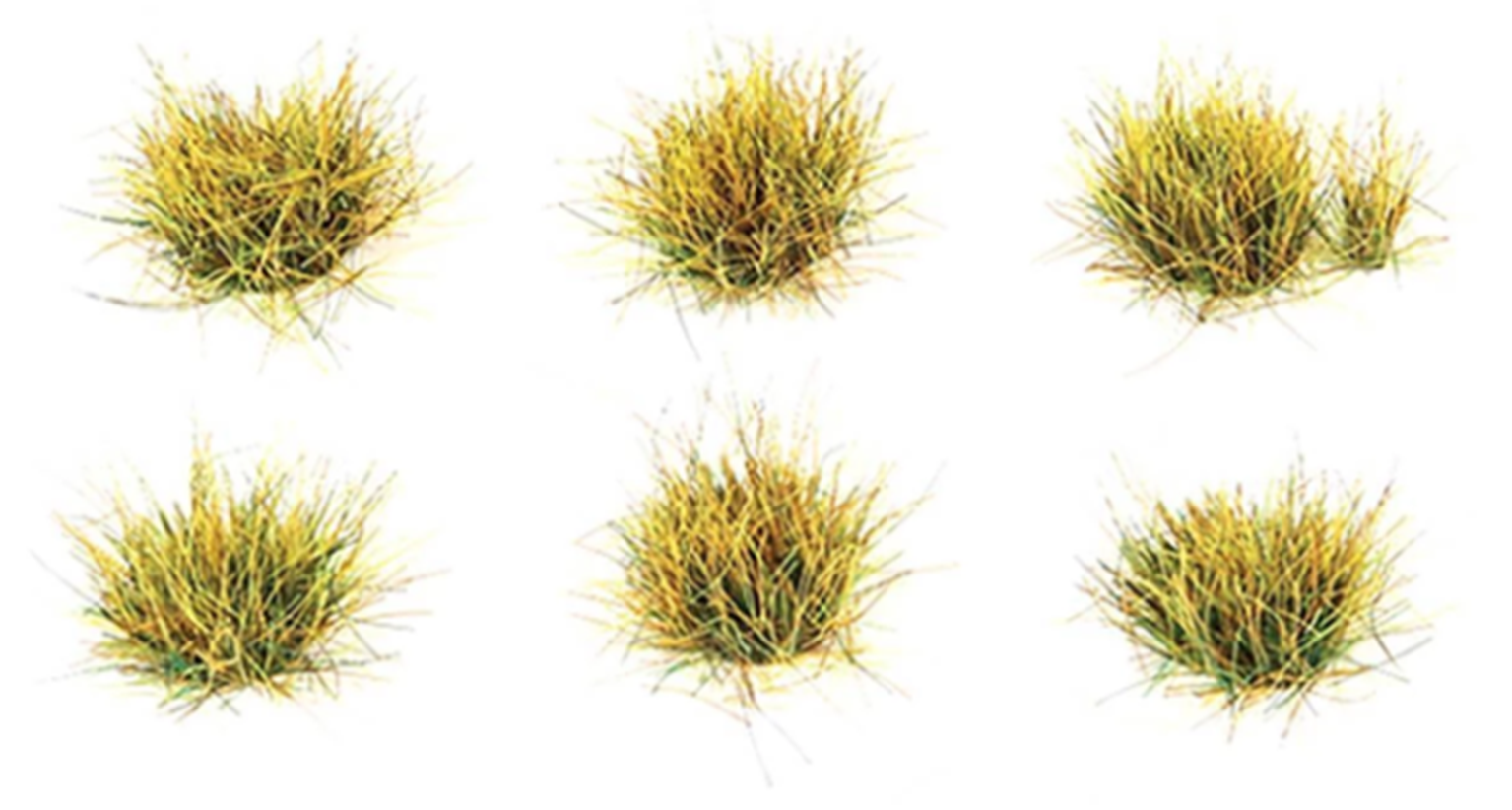 10mm Self Adhesive Spring Grass Tufts