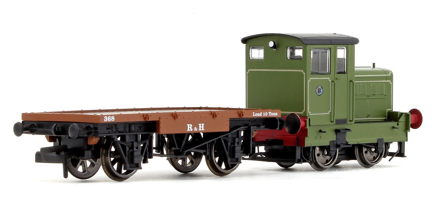 Pre-Owned Ruston & Hornsby Ltd, R&H 48DS, 0-4-0, No. 269595 and Flatbed Wagon