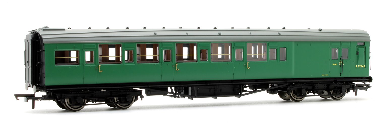 BR (exSR) Green Maunsell Corridor Six Compartment Brake Second Coach S2764S 'Set 230' 