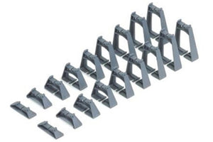 Pack of elevating track supports
